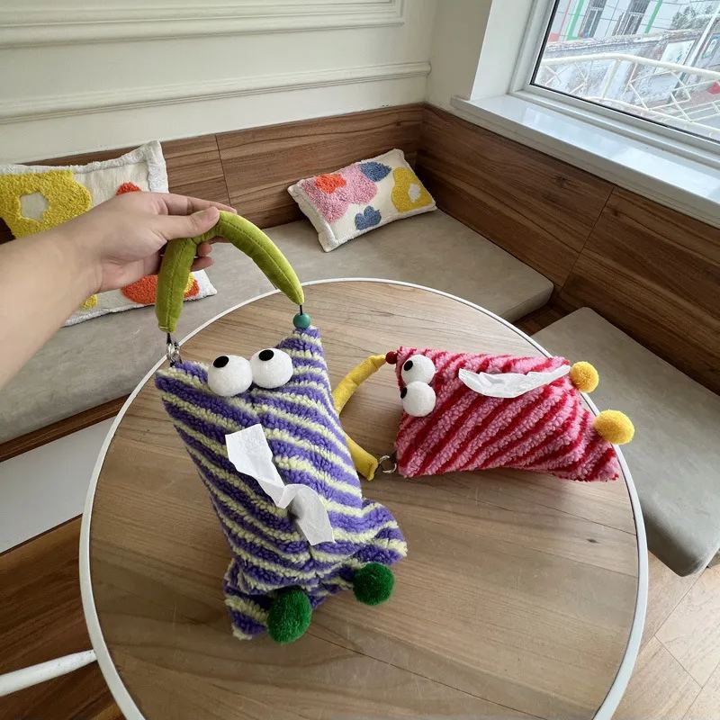 🎀Creative Gift🎁 - 💜Cute Paper Drawout Box Hanging Bag🎗