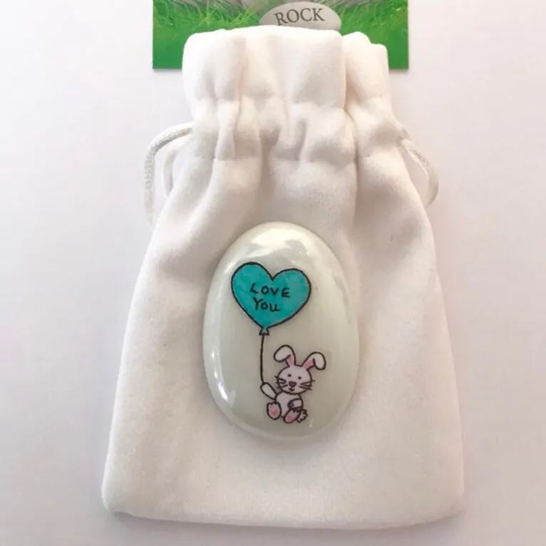 🐰Easter Bunny Pocket Stone Gift✨