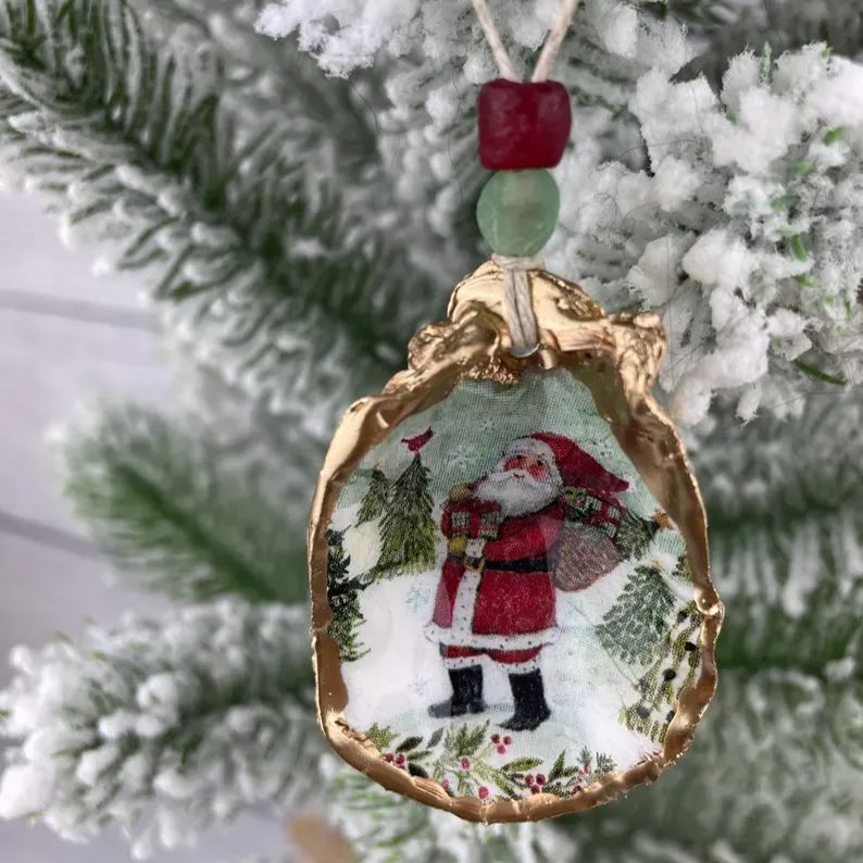 🎄Christmas Oyster Shell Ornament