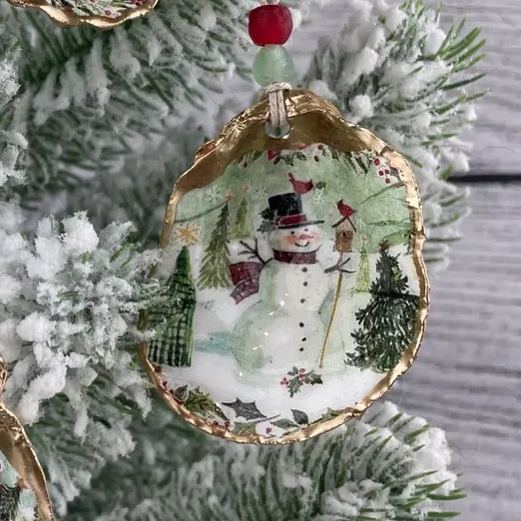 🎄Christmas Oyster Shell Ornament