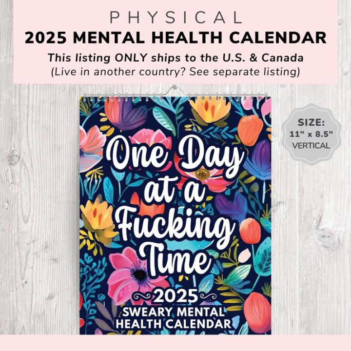 Hot Sale  50% OFF✨2025 Calendar Mental Health