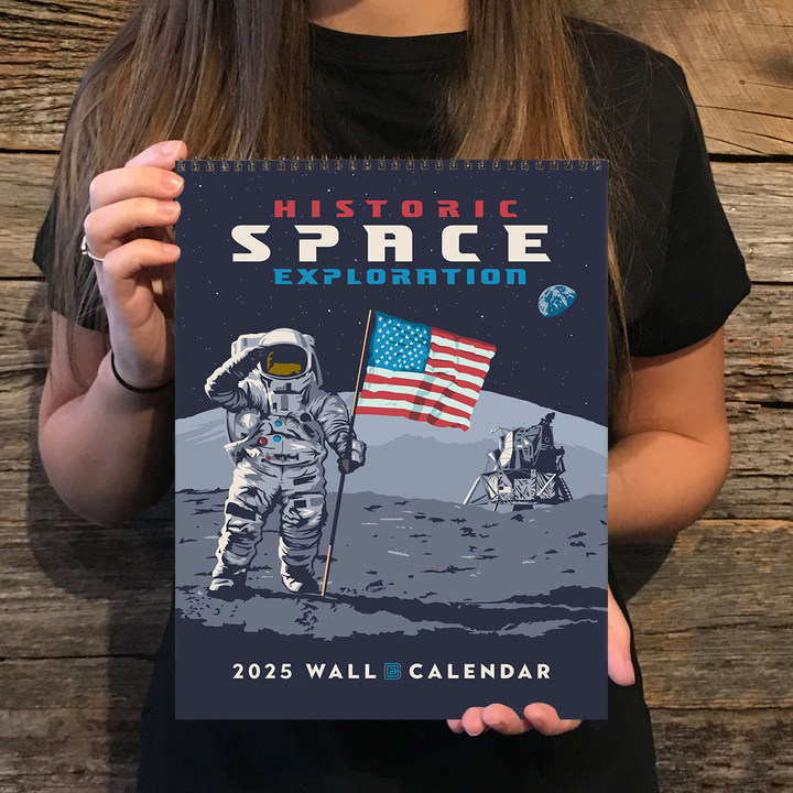 📅2025 Wall Calendar: NASA Historic Space Exploration