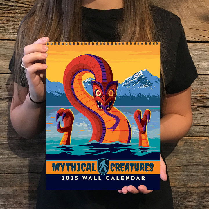 📅2025 Wall Calendar: Mythical Creatures From Around the World (Best Seller!)