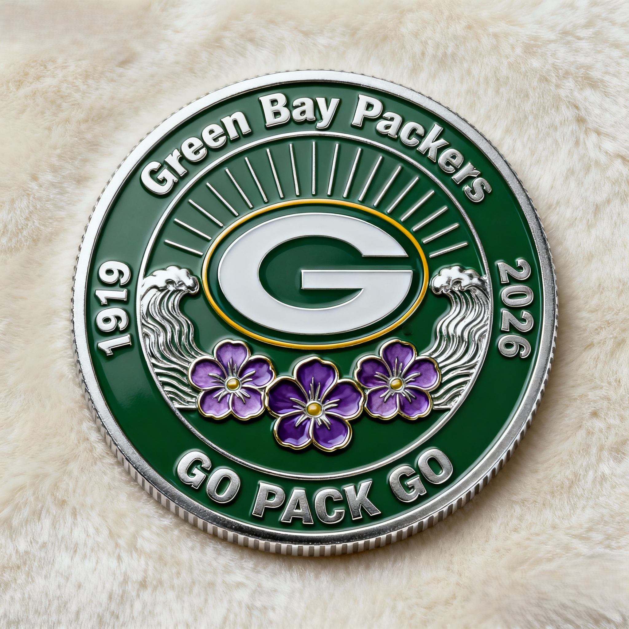 Green Bay Packers' 107th Anniversary Commemorative Coin