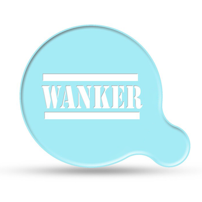 ☕Rude Stencils for Drinks and Desserts☕