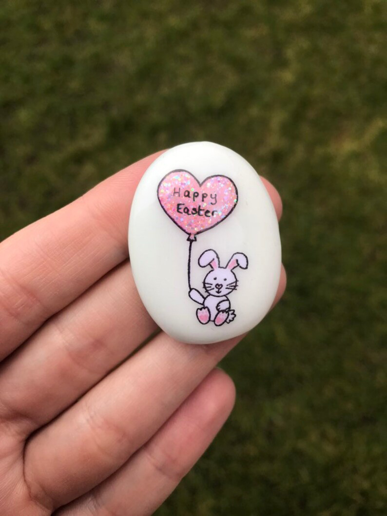 🐰Easter Bunny Pocket Stone Gift✨