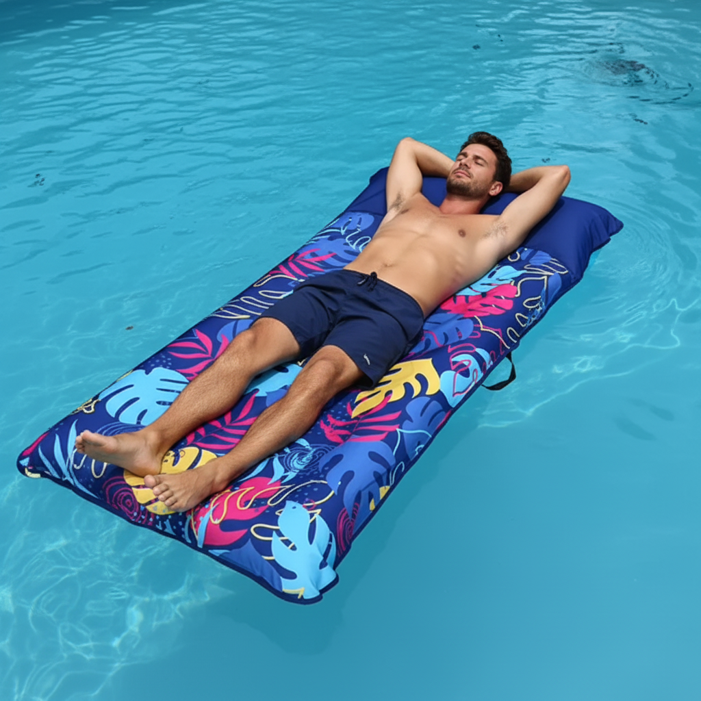 Tropical Leaf Pool Float Mattress – Your Ultimate Summer Relaxation Companion