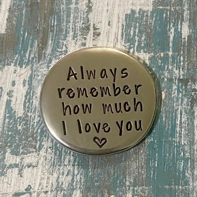 Heartfelt Pewter Pocket Tokens