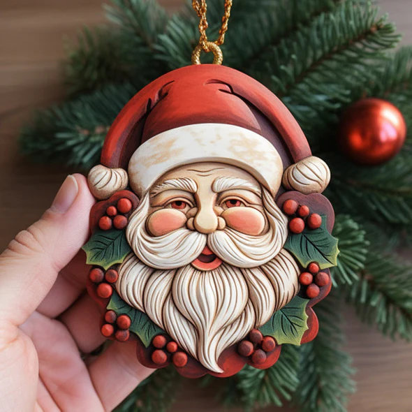 Resin Santa Claus Pendant