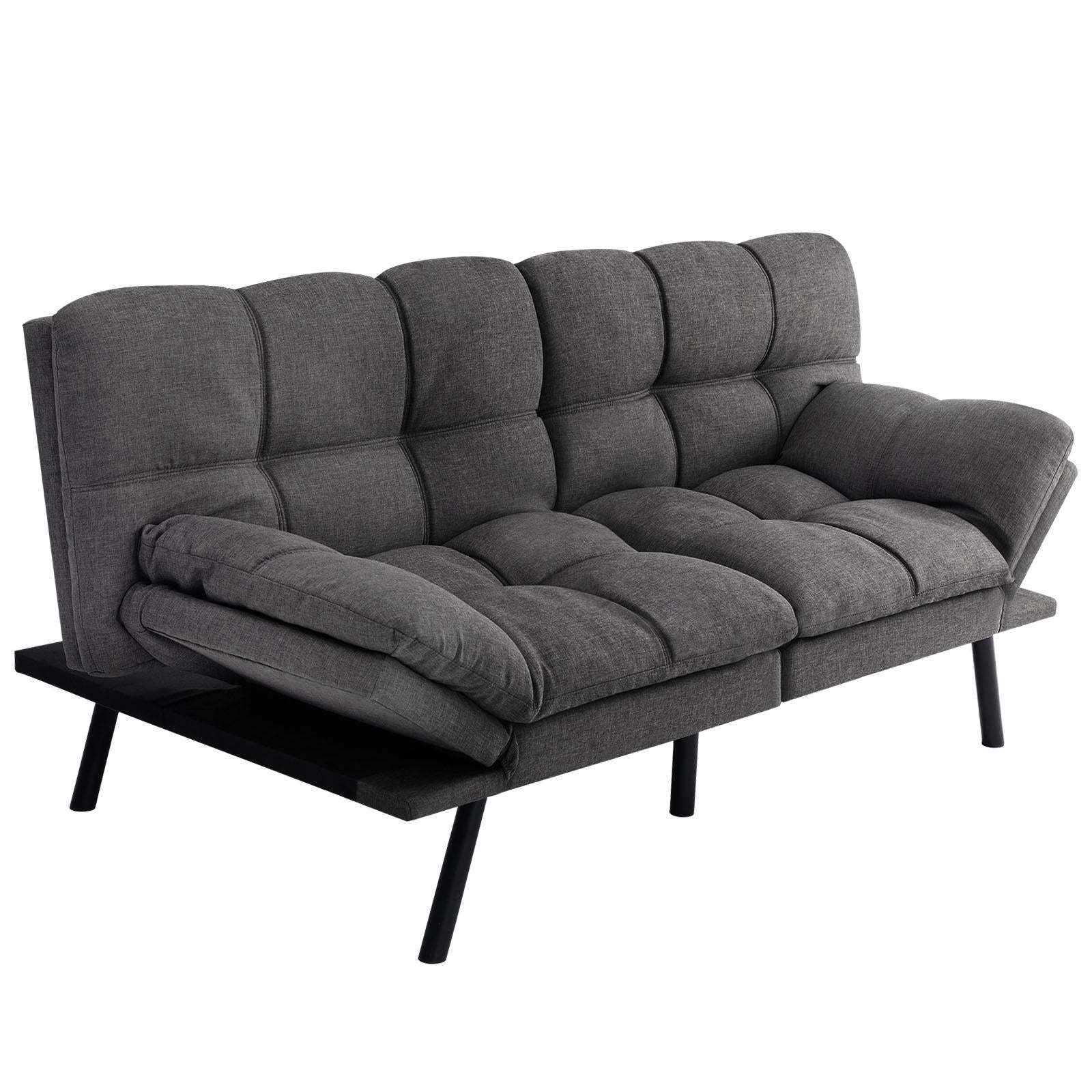 Sleeper Convertible Sofa Bed,Memory Foam Couch,Convertible Loveseat for Living Room