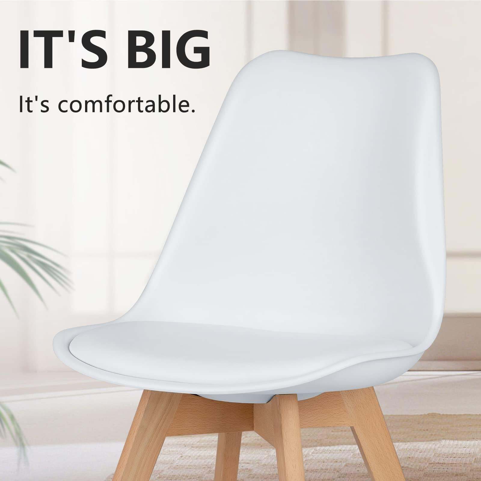 Dining Chairs Set of 4 Mid-Century Modern Dinning Chairs