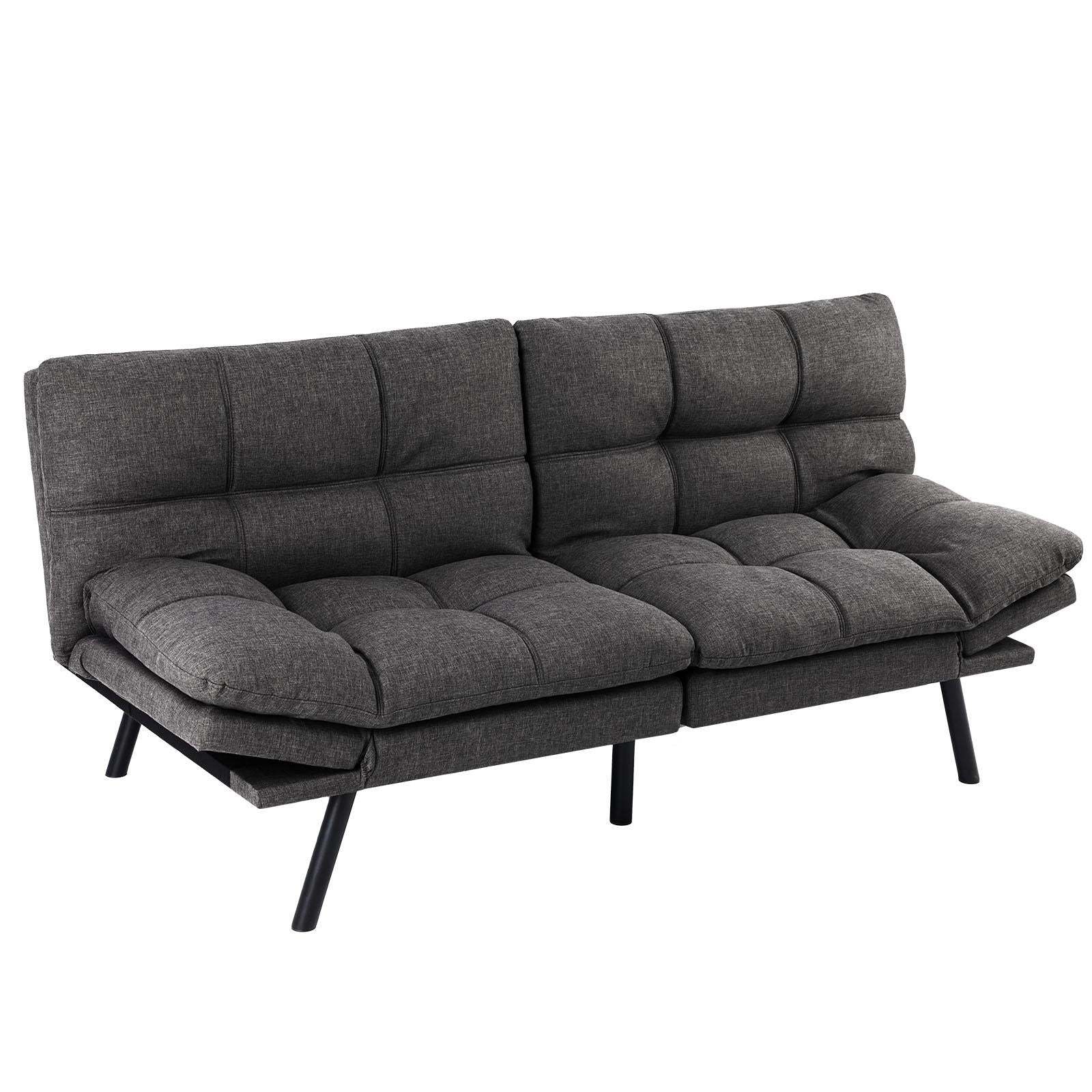 Sleeper Convertible Sofa Bed,Memory Foam Couch,Convertible Loveseat for Living Room