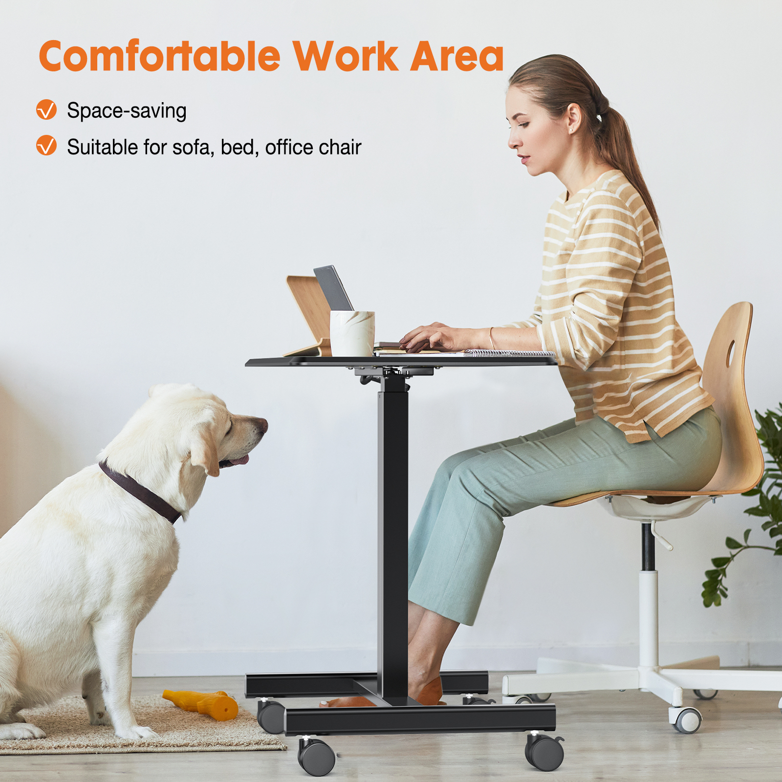 Small Standing Desk Mobile Standing Desk Adjustable Height