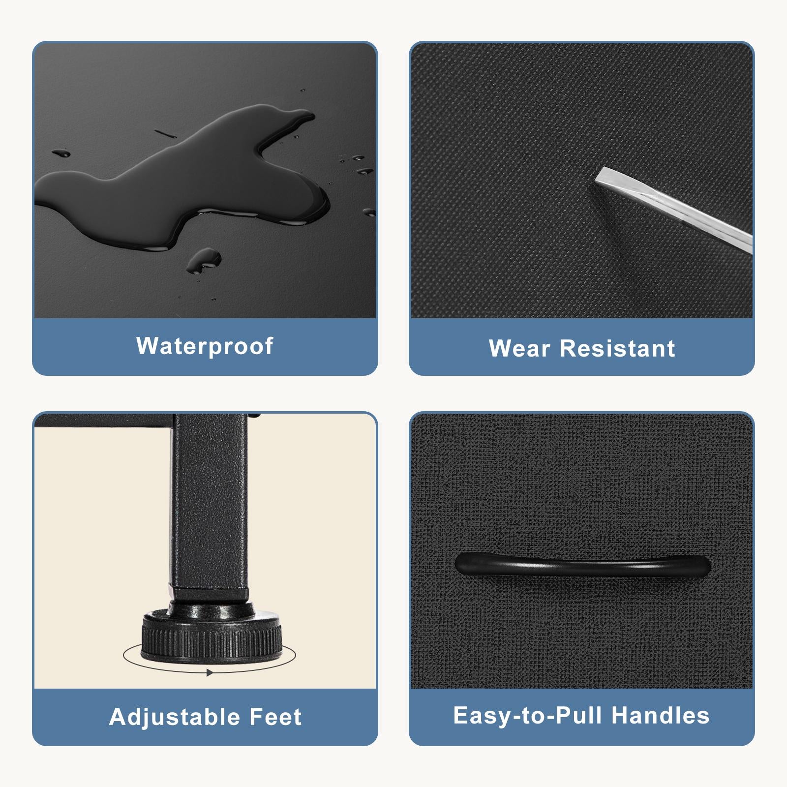 Dresser for Bedroom, Drawer Dresser Organizer Storage Drawers Fabric Storage Tower