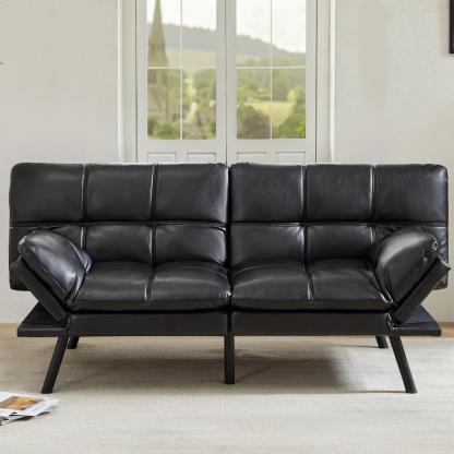 Sleeper Convertible Sofa Bed,Memory Foam Couch,Convertible Loveseat for Living Room