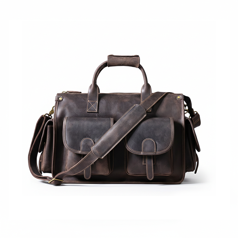 Genuine Leather Vintage Handbag Messenger Bag LB17