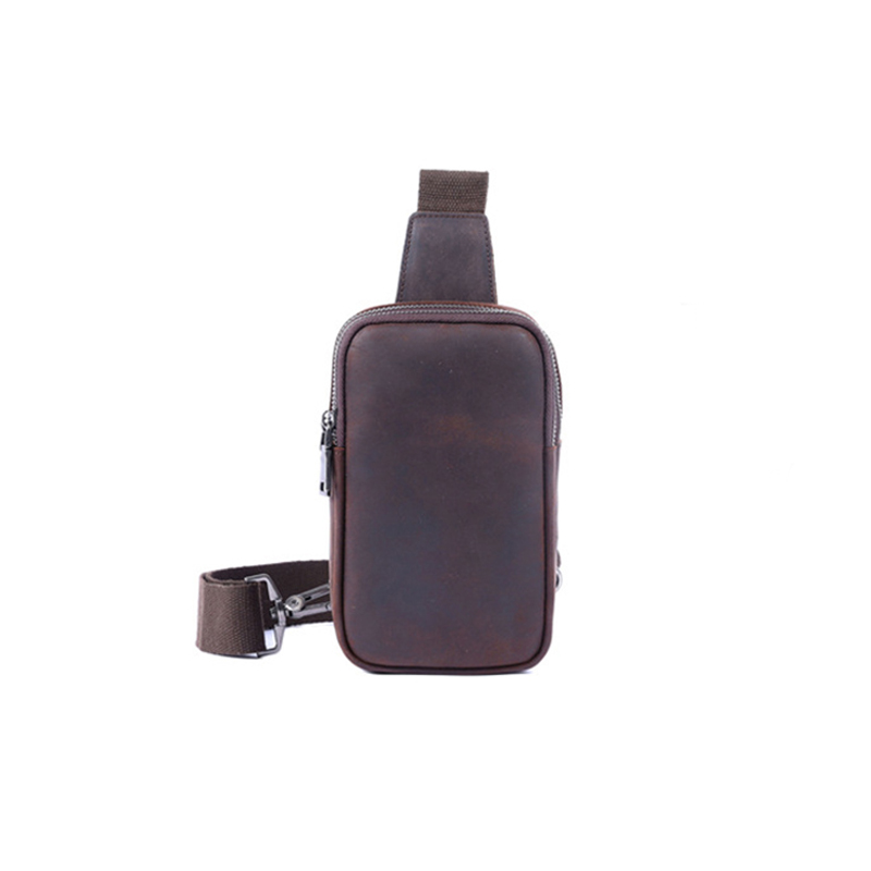 Vintage Genuine Leather Chest Bag LB08