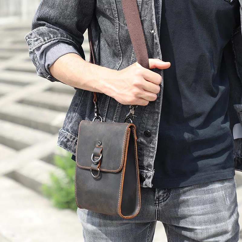 Vintage Genuine Leather Shoulder Bag