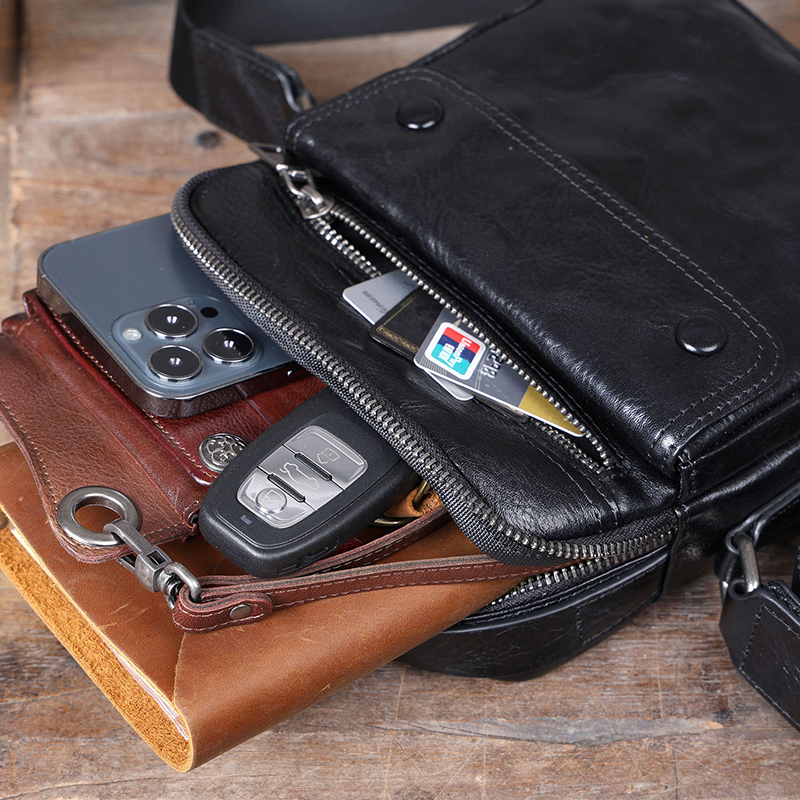 Vintage Genuine Leather Shoulder Bag LB12