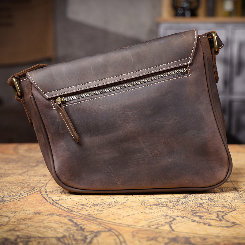 Genuine Leather Vintage Messenger Bag LB16