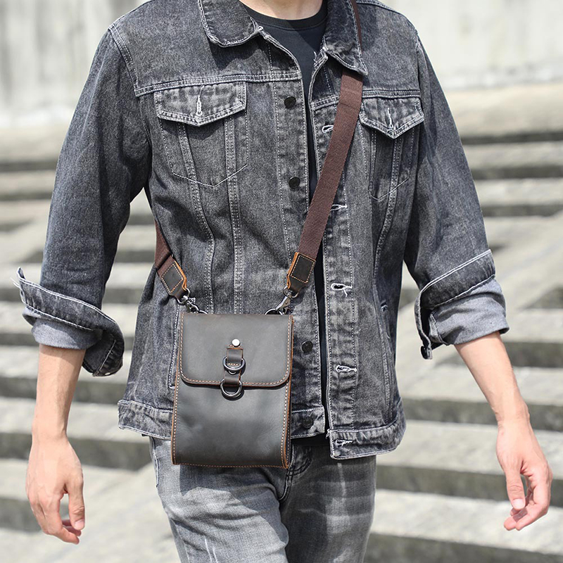 Vintage Genuine Leather Shoulder Bag
