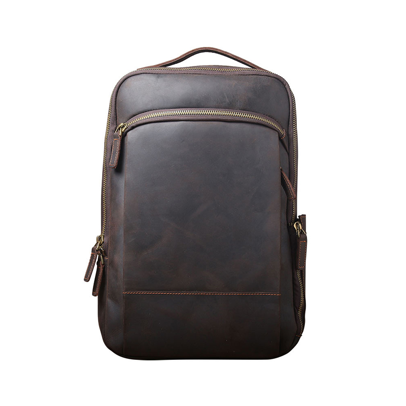 Vintage-Rucksack aus echtem Leder BP01