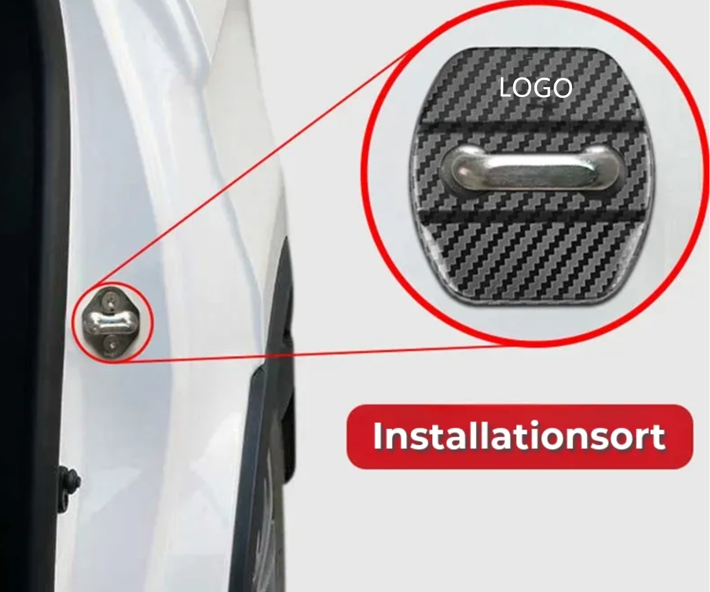 Luxus-Autotür-Schutzpads | 4 Stück Bitte Geben Sie auf der Checkout-Seite das Automodell und das Jahr an