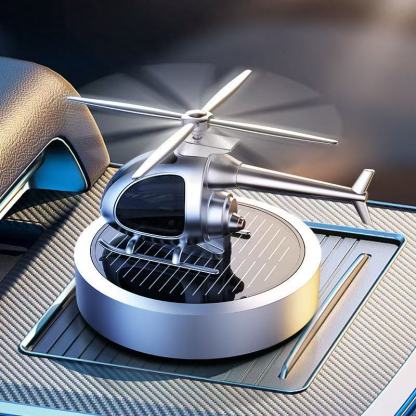 Luxuriöser rotierender Solarhubschrauber Autoschmuck