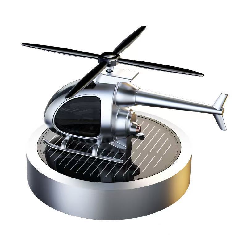 Luxuriöser rotierender Solarhubschrauber Autoschmuck