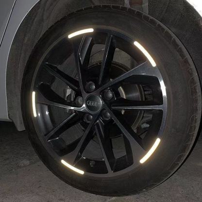 Reflektierende Aufkleber für Autoräder