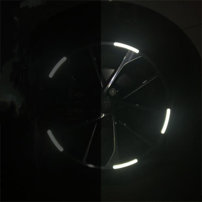 Reflektierende Aufkleber für Autoräder