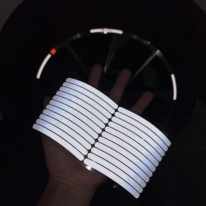 Reflektierende Aufkleber für Autoräder