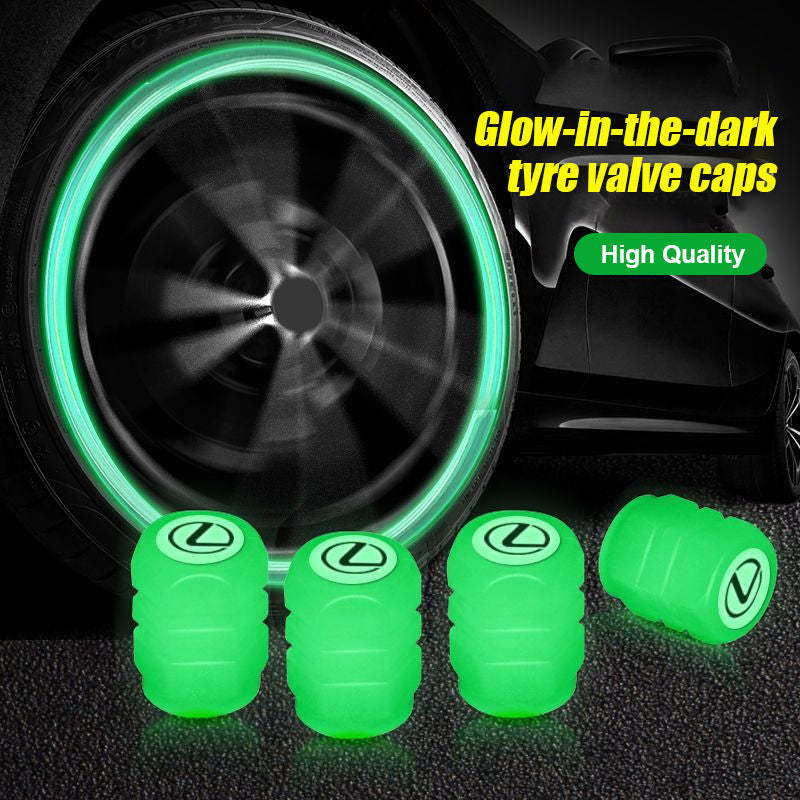 Fluoreszierende Reifenventilkappe