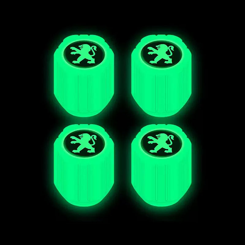 Fluoreszierende Reifenventilkappe