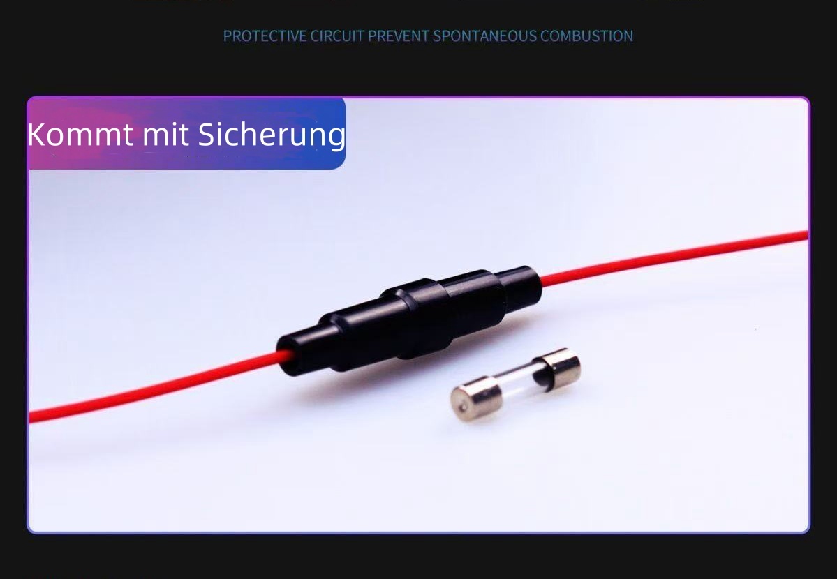 Zweifarbig Dynamisches Streamer-Dekorationslicht mit Lenkmodus