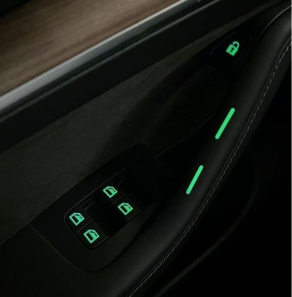 Auto Fensterheber Schalter Leuchtaufkleber