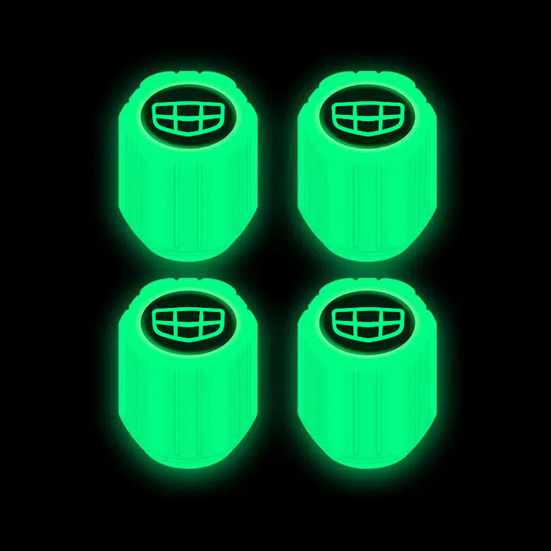 Fluoreszierende Reifenventilkappe