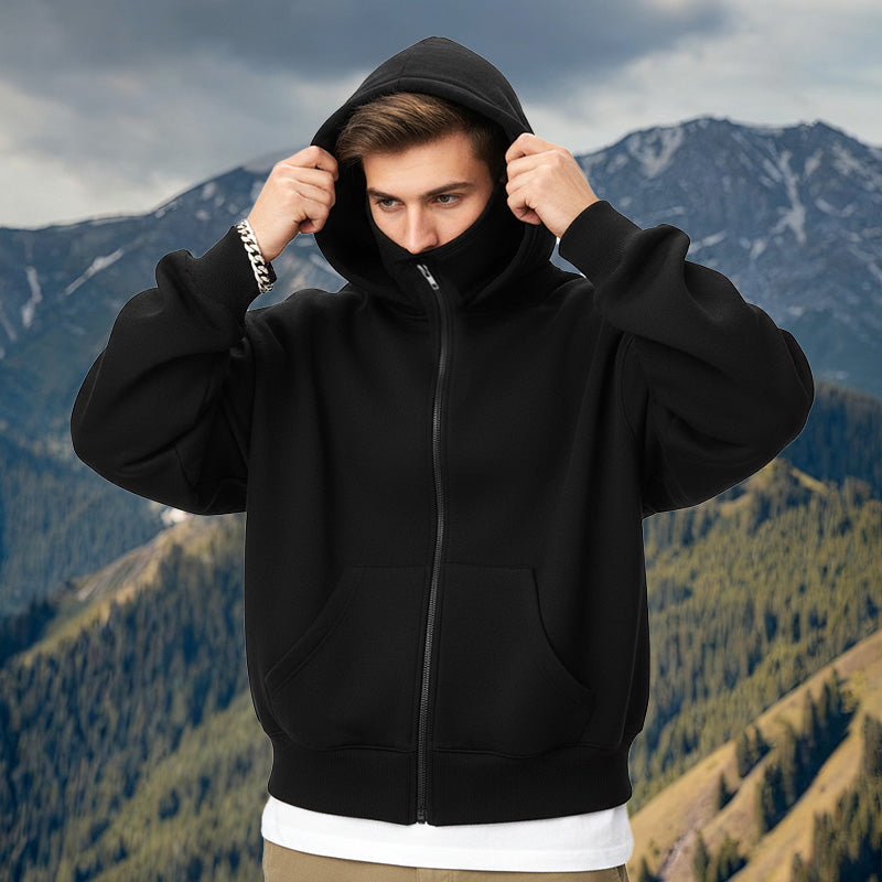 🎁 Heiße Aktion: 50 % Rabatt 🔥 Ninja Zip-Up Hoodie für Herren & Damen – Rundumschutz