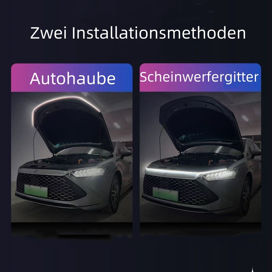 Zweifarbig Dynamisches Streamer-Dekorationslicht mit Lenkmodus