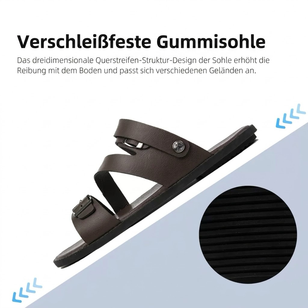 Herren-Sandalen mit weicher Sohle