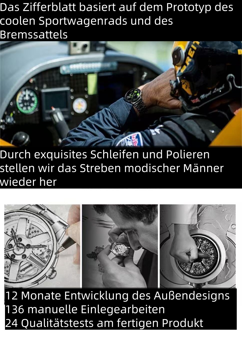 Schweiz Radnaben Bremsscheiben Uhren