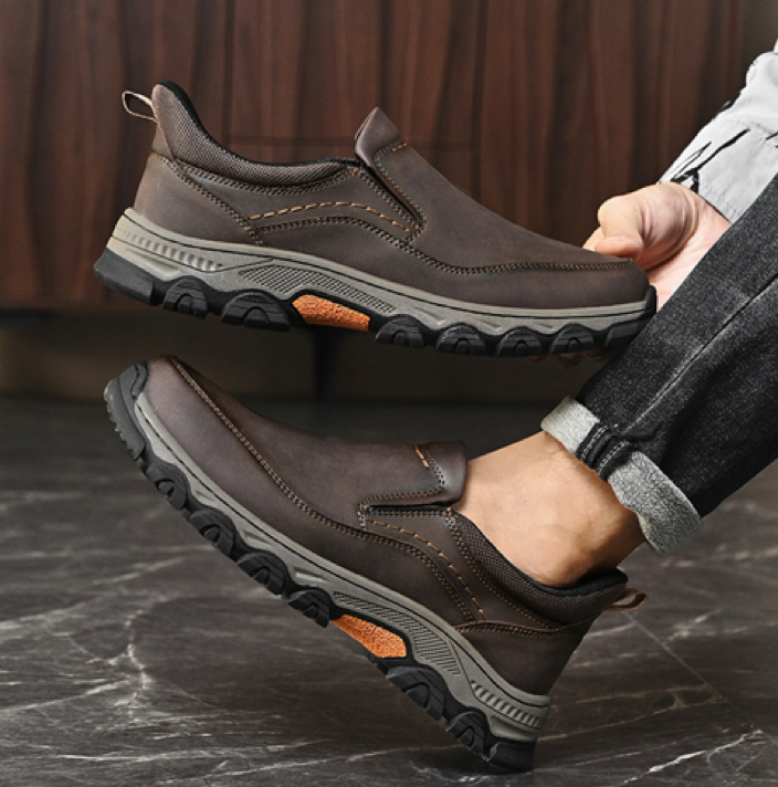 ⏰Last Day!45% OFF 🔥Men's Genuine Leather Orthopedic Walking Shoes