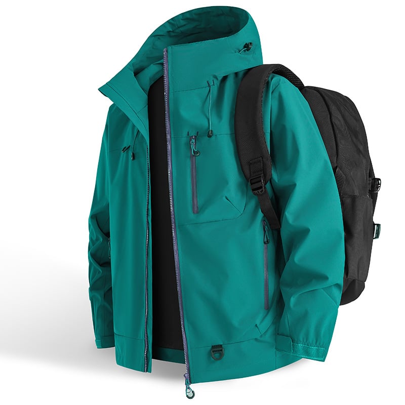 WeatherMaster Elite-Jacke – Wind- & Wasserdicht, Ideal für Outdoor & Pendler & Atmungsaktiv 🌧️