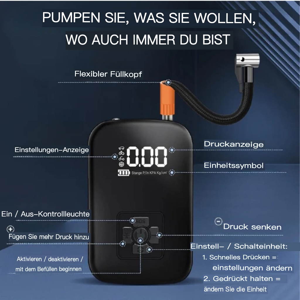 Tragbare elektrische Pumpe