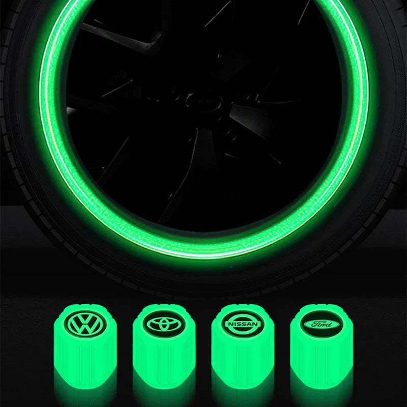 Fluoreszierende Reifenventilkappe