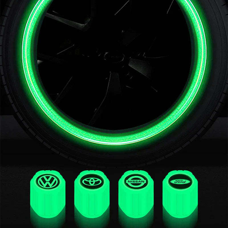 Fluoreszierende Reifenventilkappe