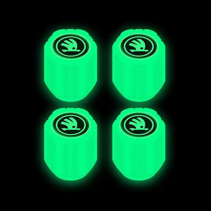 Fluoreszierende Reifenventilkappe