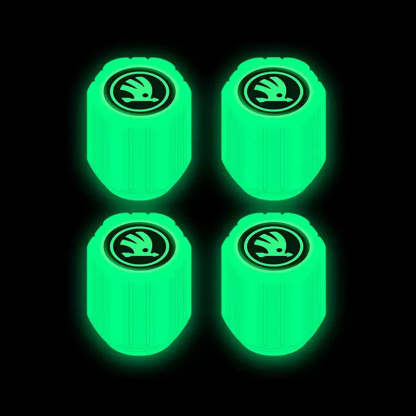 Fluoreszierende Reifenventilkappe