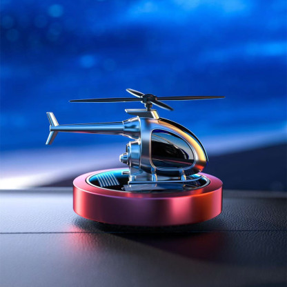 Luxuriöser rotierender Solarhubschrauber Autoschmuck