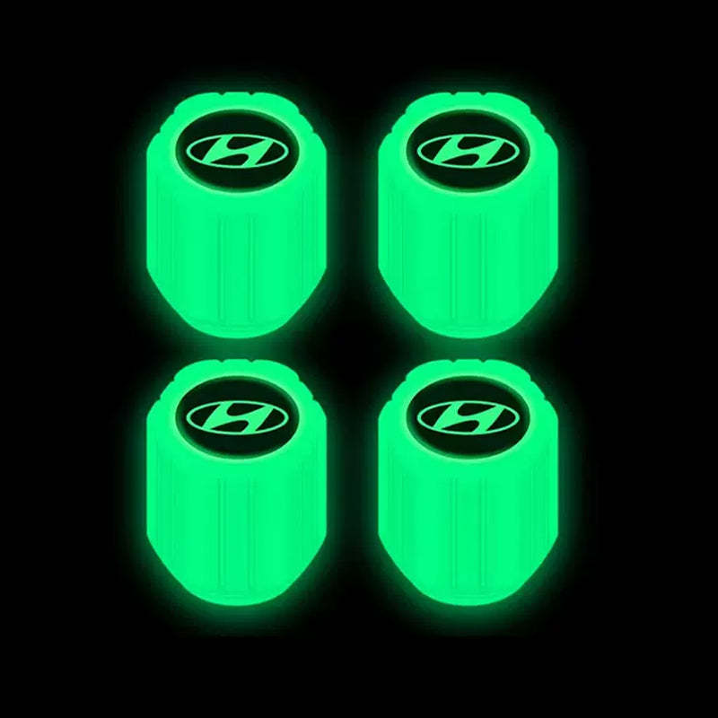 Fluoreszierende Reifenventilkappe